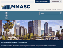 Tablet Screenshot of mmasc.org